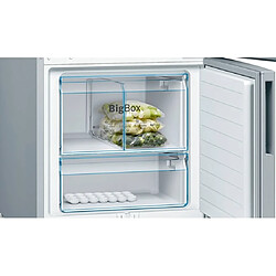 Acheter Réfrigérateur combiné 70cm 500l brassé inox - kgv58vleas - BOSCH