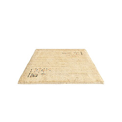 Vidal Tapis de laine 50x45 beige Gabbeh pas cher