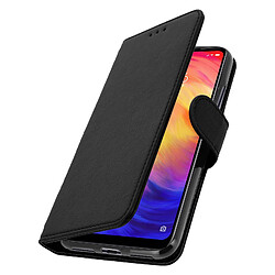 Avizar Housse Xiaomi Redmi Note 7 Étui Portefeuille Support Stand - noir