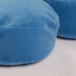 Thedecofactory GONZO FLOWER - Coussin en forme de fleur bleu diam.65