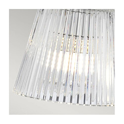 Elstead Lighting Applique murale salle de bains Addison Verre transparent,acier Chrome poli pas cher