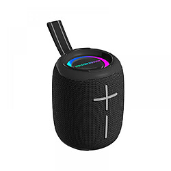 General Haut-parleurs Bluetooth, haut-parleur sans fil portable avec son stéréo 15 W, haut-parleur de douche étanche IPX6, son surround HD pour extérieur, camping, plage, sports, piscine, douche (noir)