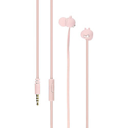 Écouteurs intra-auriculaires Tellur Pixy, étui de transport, rose