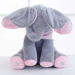 Acheter Universal 30 cm jetant un coup d'œil un jeu électrique en peluche en peluche d'éléphant, de la poudre pure