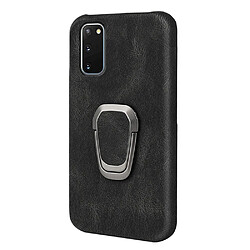 Coque en TPU + PU antichoc avec béquille noir pour votre Samsung Galaxy S20