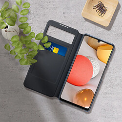 Avis Étui Samsung Galaxy A42 5G Fenêtre Tactile S View Wallet Cover Original noir