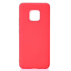 Wewoo Coque Souple Pour Housse en TPU Huawei Mate 20 Pro Candy Couleur Rouge