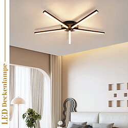 Acheter Autres Temps ZMH LED Ceiling Light Living Room Black 24W Modern 3000K Non Overlapping Design Office