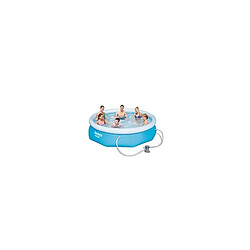 Kit piscine ronde Fast Set - D 274 x H 76 cm - Bleu