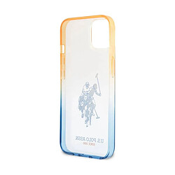 Us Polo U.S Polo Coque de Protection pour iPhone 14 Double Horse Bleu