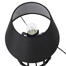 Beliani Lampe à poser AGUEDA Noir pas cher