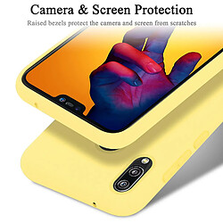 Cadorabo Coque Huawei P20 LITE 2018 / NOVA 3E Etui en Jaune pas cher