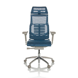 Chaise de bureau / Fauteuil de direction DYNAFIT II G Tissu maille bleu hjh OFFICE 