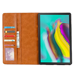 Avis Wewoo Étui en cuir à rabat horizontal avec texture de peau pour Galaxy Tab A 8.0 2019 T290 / T295avec cadre photosupportporte-cartes et porte-cartes vin rouge