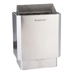 Desineo Poêle à sauna 3 Kw premium avec commande déportée finitions inox