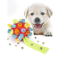 2023 Nouveau 100% bulle en caoutchouc balle chien jouet interactif chien puzzle jouets Pet Snuffle Ball Toy Natural Foraging Skill 39% de réduction