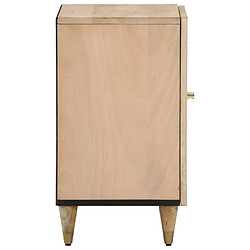 Avis vidaXL Armoire de salle de bain 38x33x58 cm bois massif de manguier