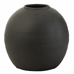 Paris Prix Vase Design en Ciment Viktor 30cm Noir