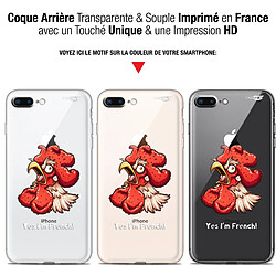 Avis Caseink Coque arrière Apple iPhone 7/8 Plus (4.7 ) Gel HD [ Nouvelle Collection - Souple - Antichoc - Imprimé en France] I'm French Coq