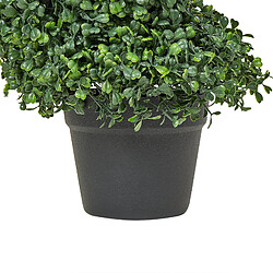 Beliani Plante artificielle BOXWOOD SPIRAL TREE Vert pas cher