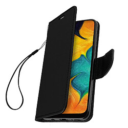 Avizar Housse Galaxy A30Rangement carte Fonction Stand Fancy Style Noir