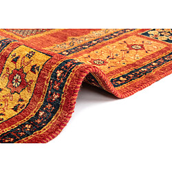 Avis Vidal Tapis de laine 162x108 rouge Kashkuli