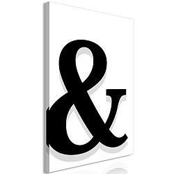 Artgeist Tableau - Decorative Letter (1 Part) Vertical [20x30]