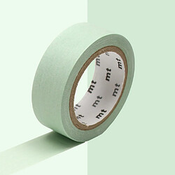 Masking tape unicolore pastel - Vert - 1,5 cm x 7 m