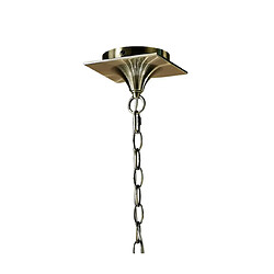 Avis Luminaire Center Suspension Ninette Laiton antique, noir