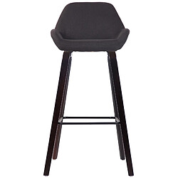 Non Tabouret de bar Newnan en tissu 4 pieds structure noyer (chêne)