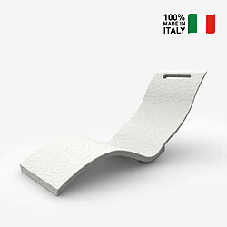 Chaise longue de jardin spa ergonomique Arkema Design Serendipity S010, Couleur: Blanc