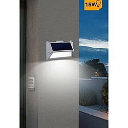 Tradex LED AVEC PANNEAU SOLAIRE DOUBLE DETECTEUR DE MOUVEMENT TWILIGHT YH0408-PIR