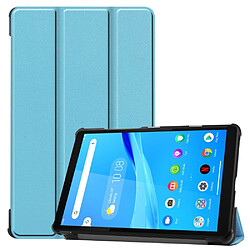 Etui en PU avec support tri-pliure bleu clair pour votre Lenovo Tab M8 TB-8505X