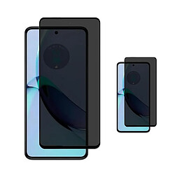 Kit 2 Films Verre Anti-Espion Phonecare Pour Xiaomi 14T - Transparent/Noir