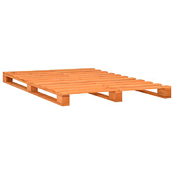 vidaXL Cadre de lit de palette sans matelas 120x200cm bois massif