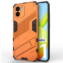 Coque en TPU anti-chute avec béquille pour votre Xiaomi Redmi A1 4G - orange