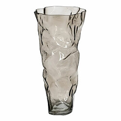 BigBuy Home Vase Gris Verre 19 x 17 x 38,5 cm