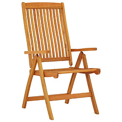 Maison Chic Lot de 2 Chaises de jardin,Fauteuil d'extérieur pliables Bois d'eucalyptus massif -MN36459