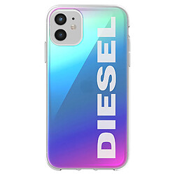 Diesel Coque pour iPhone 12 Mini Anti-chutes 1.5m Effet Holographique Multicolore