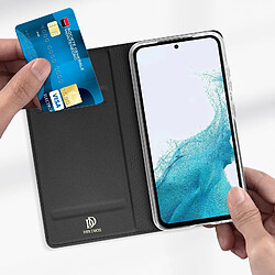 Avis Étui Folio pour Galaxy A54 5G Porte-carte Fonction Support Dux Ducis Noir