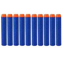 Wewoo Pistolet bleu foncé 10 PCS Fléchettes en Mousse EVA Souple 7.2cm