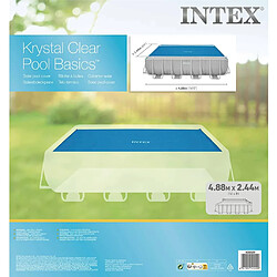 Avis INTEX Couverture solaire de piscine Bleu 476x234 cm Polyéthylène