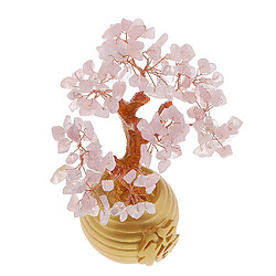 richesse argent chanceux arbre feng shui cristal arbre en plastique décor à la maison rose pas cher