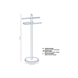 Acheter Porte-serviettes en métal chromé - 20539 - KELA LINE