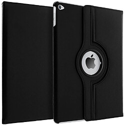 Avizar Etui iPad Air 2/Pro 9.7 Housse folio Rotative 360° Fonction Stand Antichocs Noir