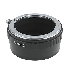 Wewoo Noir pour Sony NEX Lens Mount Stepping Ring Nikon AI 