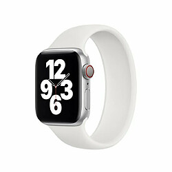 PHONECARE Bracelet Solo SiliconSense pour Apple Watch Edition Series 7 - 45mm (Poignet:177-190mm) - Blanc