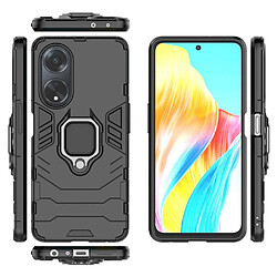 Htdmobiles Coque pour Oppo A98 5G - housse etui rigide anti choc + verre trempe - NOIR