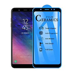 Wewoo Film de verre trempé de céramique à pleine couverture25 PCS 2.5Dpour Galaxy A6 Plus 2018