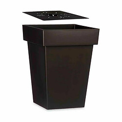 Ibergarden Pot auto-arrosant Anthracite Plastique (37 x 51 x 37 cm) (6 Unités)